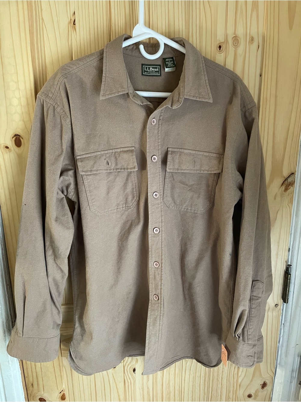 L.L. Bean Men's Tan Workshirt Jacket